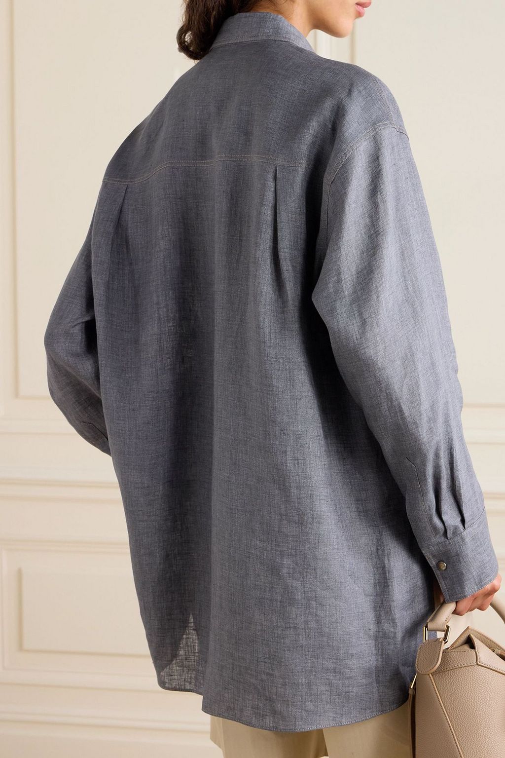 お値下げ⭐︎BRUNELLO CUCNELLIのタンクトップ新品未使用品 BRUNELLO CUCINELLI Linen shirt | THE OUTNET
