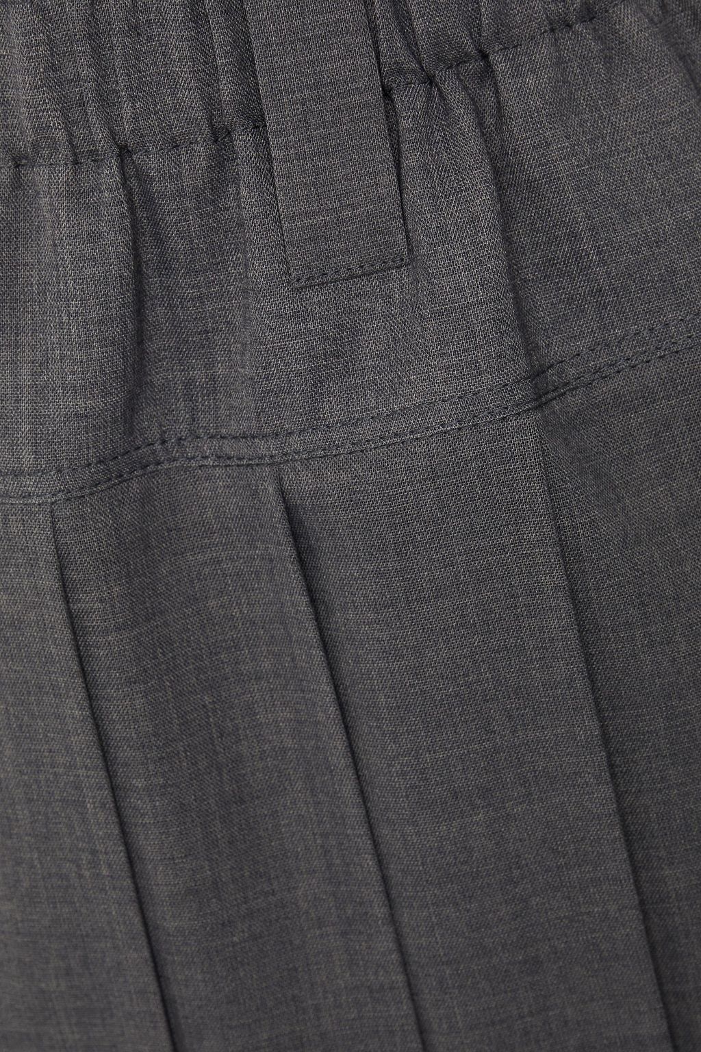 BRUNELLO CUCINELLI Pleated mousseline mini skirt