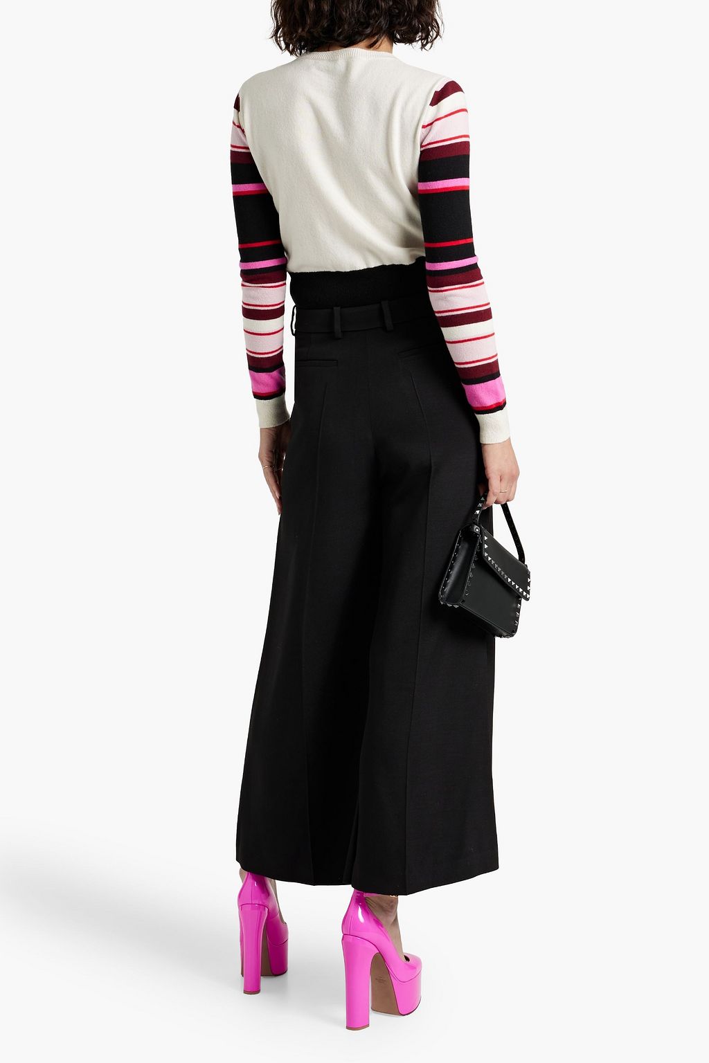 VALENTINO GARAVANI Wool-blend wide-leg pants