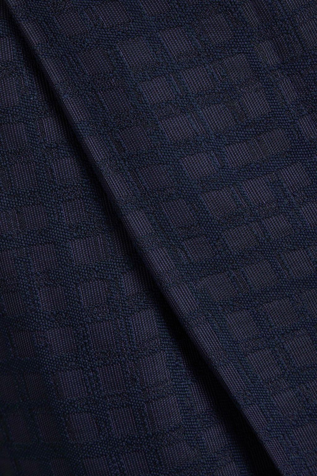 EMPORIO ARMANI ジャカード ワイドレッグパンツ タック入り