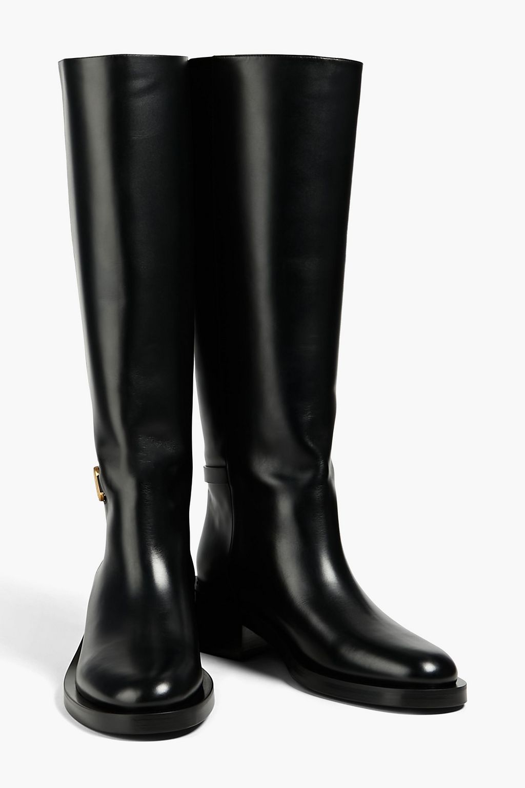 VALENTINO GARAVANI VLOGO Signature leather knee boots