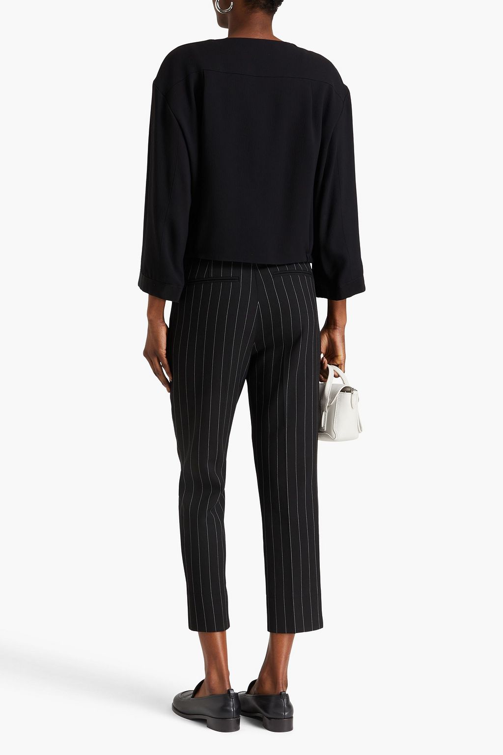 EMPORIO ARMANI クレポン クロップドジャケット