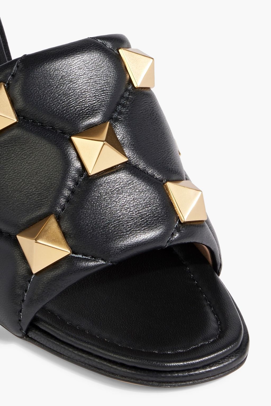 VALENTINO GARAVANI Roman Stud quilted leather mules