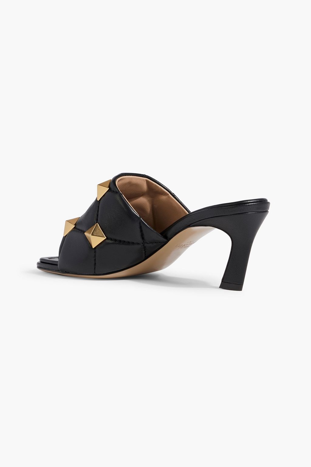 VALENTINO GARAVANI Roman Stud quilted leather mules