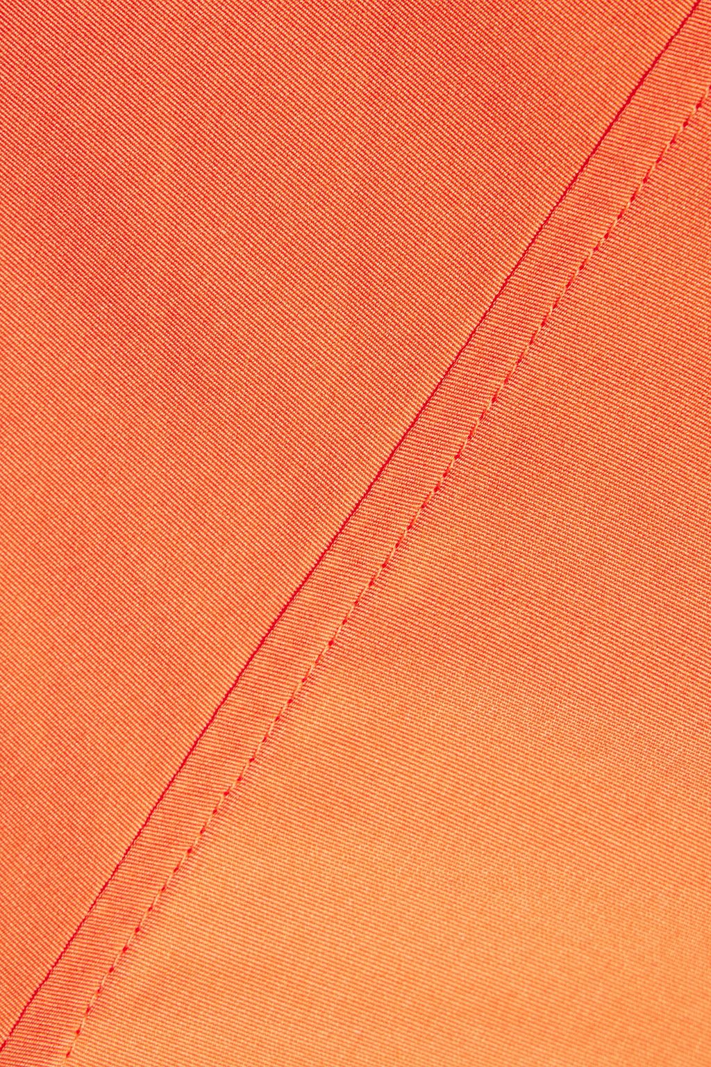 VALENTINO GARAVANI Flared cotton-blend twill mini skirt