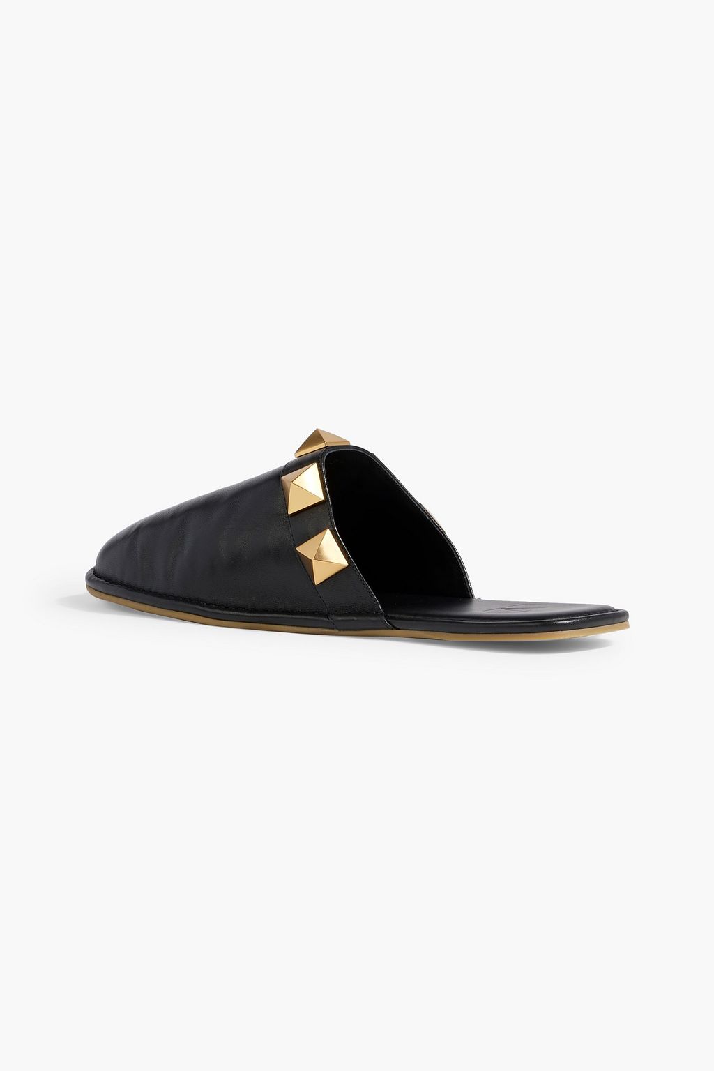 VALENTINO GARAVANI Roman Stud leather slippers