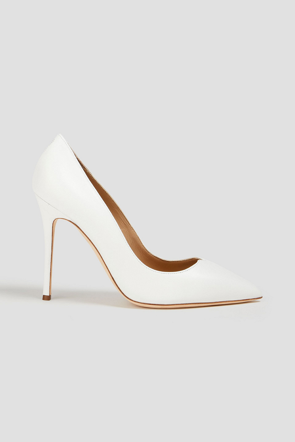 Giuseppe Zanotti Faux Patent-leather Pumps In White