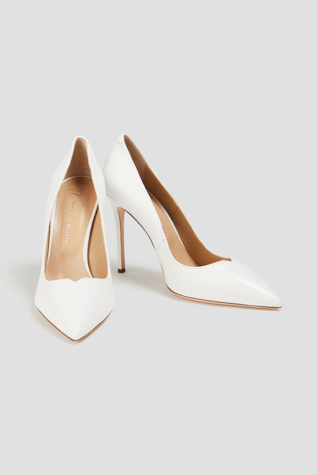GIUSEPPE ZANOTTI Faux patent-leather pumps