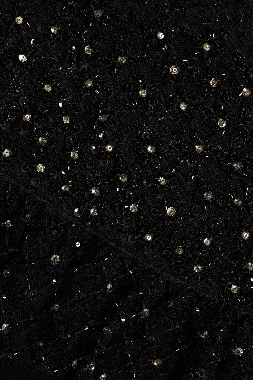 VALENTINO GARAVANI Embellished tulle mini dress