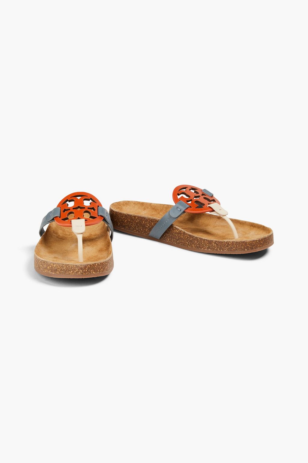 TORY BURCH 밀러 클라우드 컬러블록 가죽 샌들