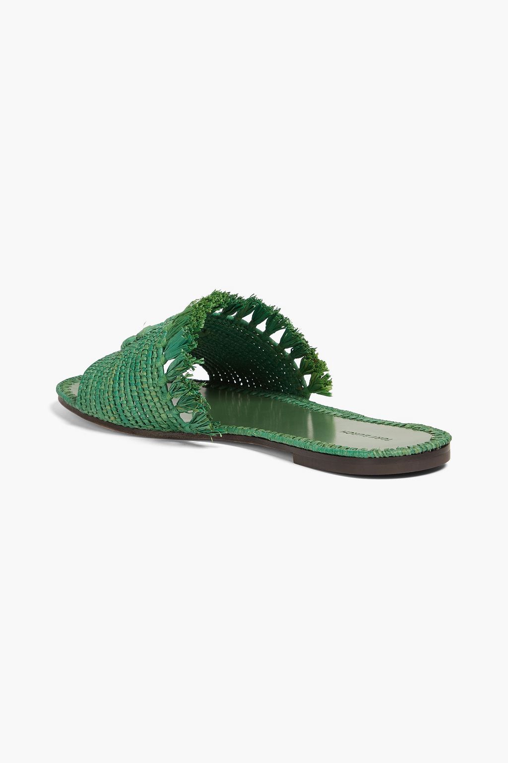 TORY BURCH Eleanor raffia slides
