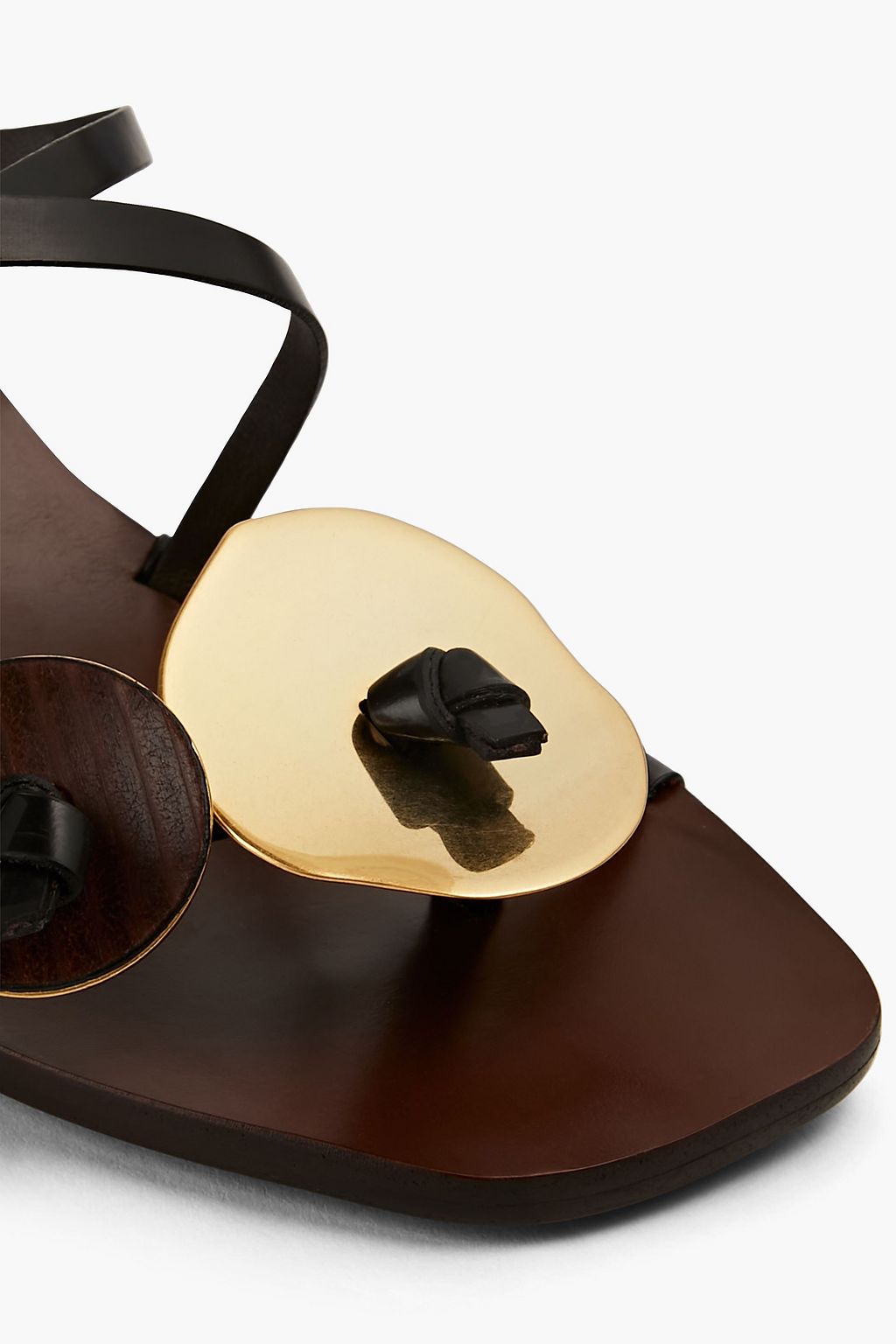 TORY BURCH Sandalen aus Leder mit Verzierung