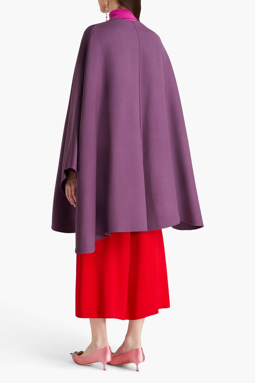 VALENTINO GARAVANI Belted wool cape