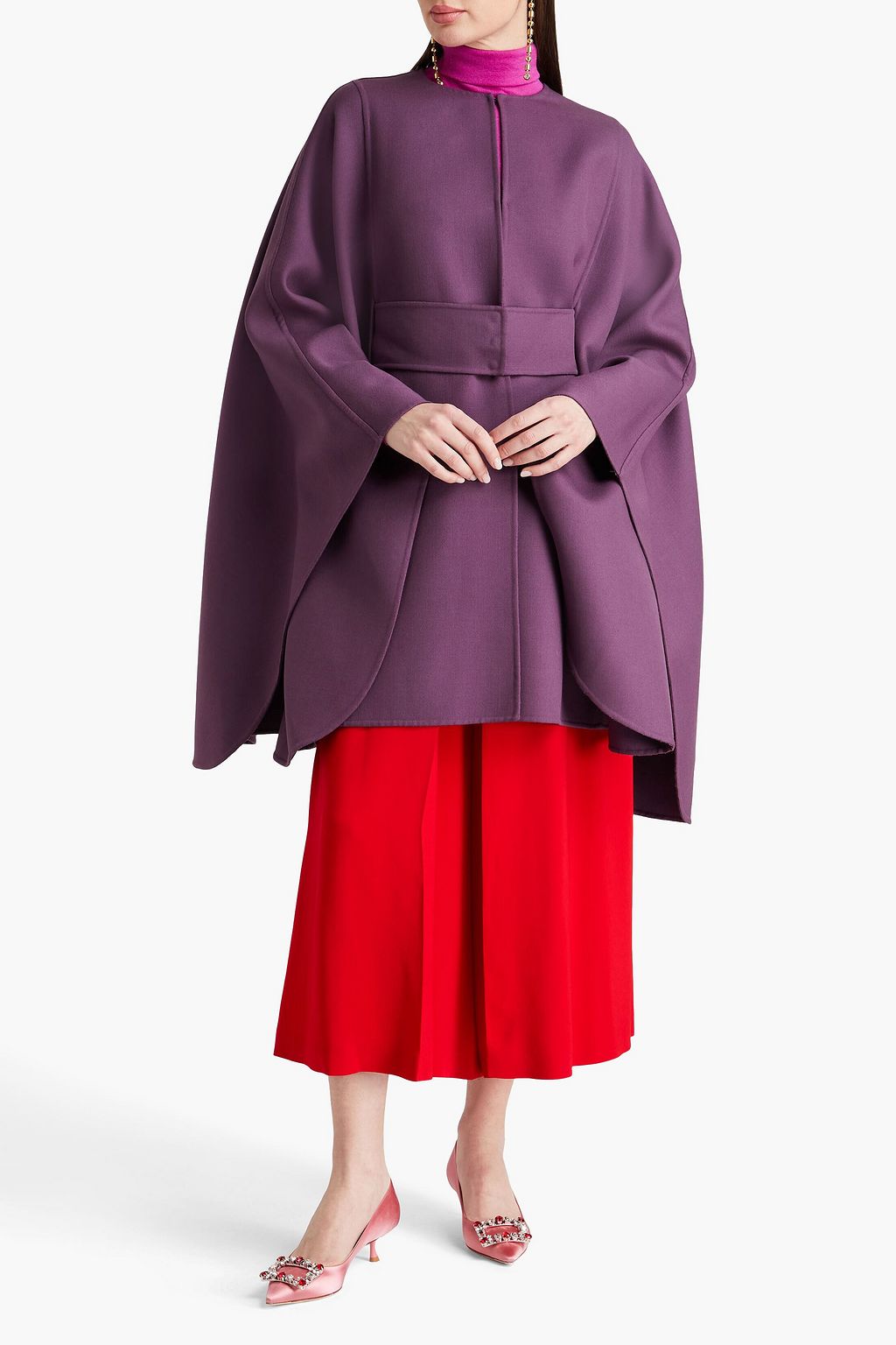 Valentino wool cape new arrivals