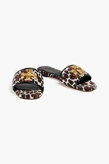 Cheetah tory burch sandals hotsell