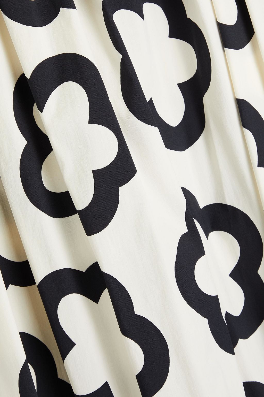 TORY BURCH Midikleid aus Popeline aus einer Baumwollmischung mit floralem Print