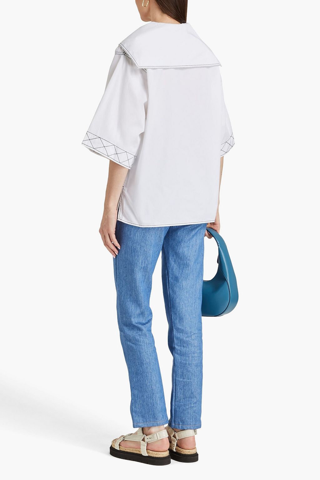 TORY BURCH 코튼 포플린 튜닉