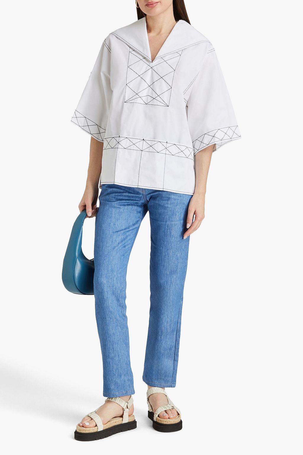 TORY BURCH 코튼 포플린 튜닉