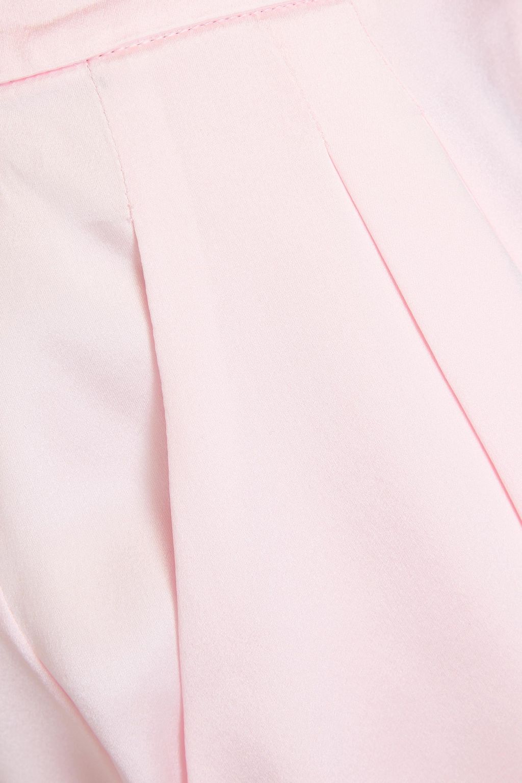 EMPORIO ARMANI Silk-satin tapered pants