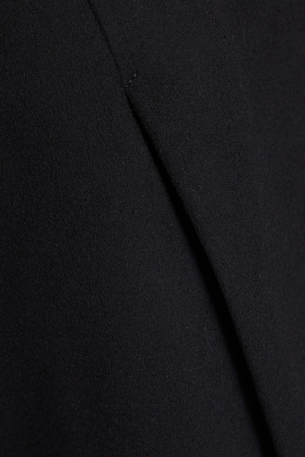 EMPORIO ARMANI Wool-felt mini skirt