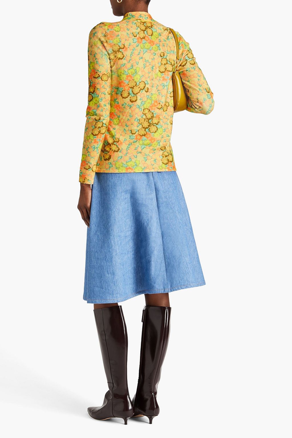 TORY BURCH Hemd aus Chenille mit floralem Print