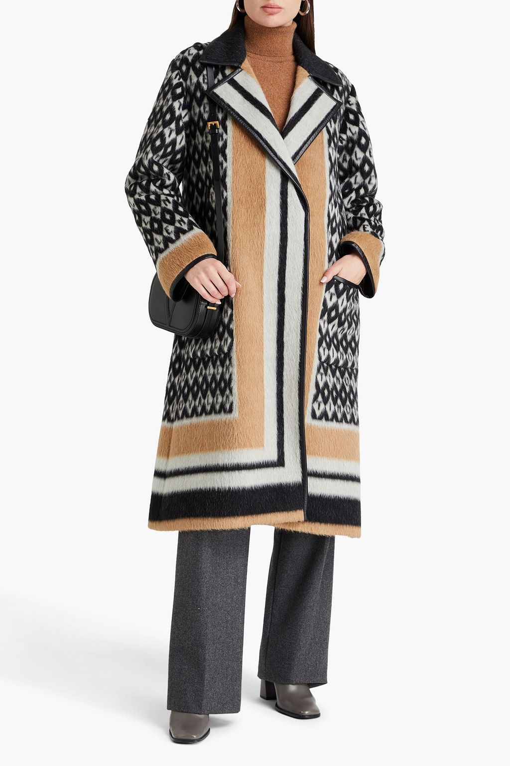 VALENTINO GARAVANI Llama and wool-blend coat