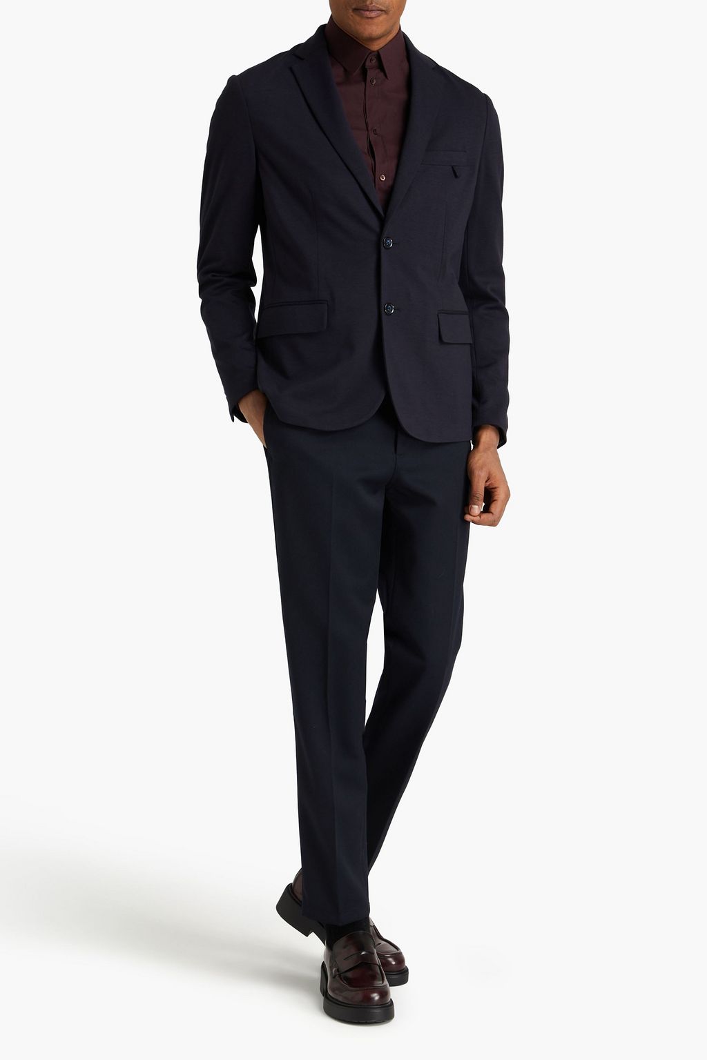 EMPORIO ARMANI Jersey blazer