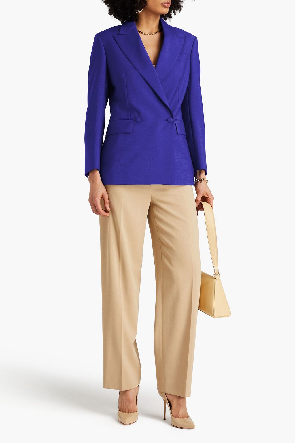 FERRAGAMO Mohair and wool-blend blazer