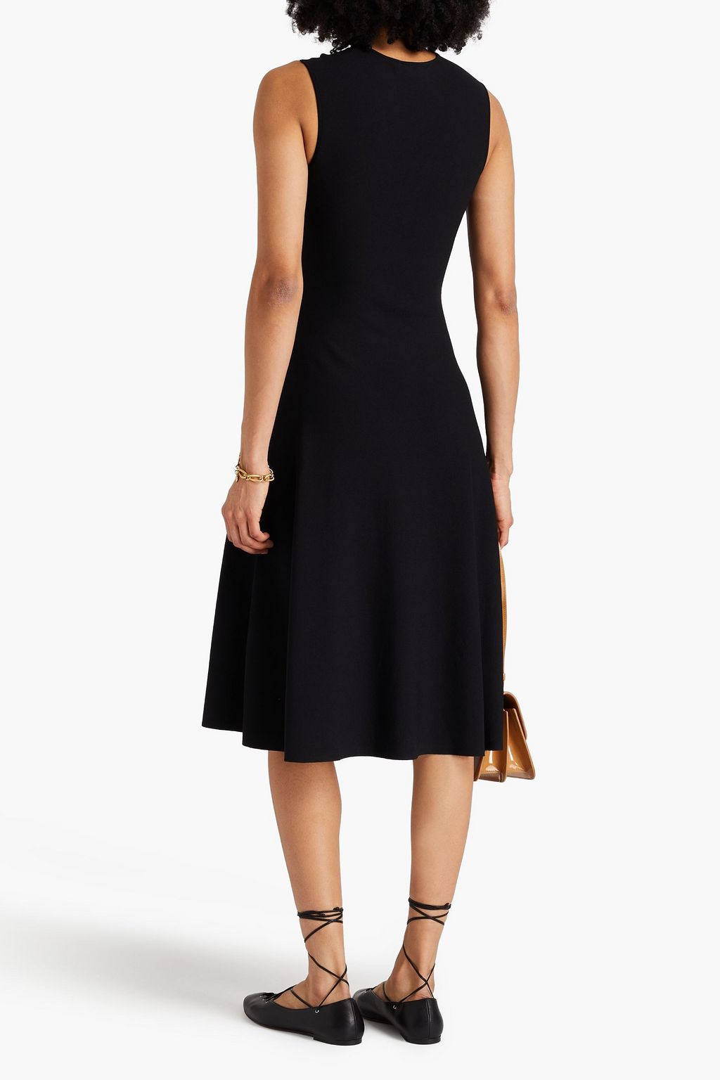 FERRAGAMO Flared ponte dress