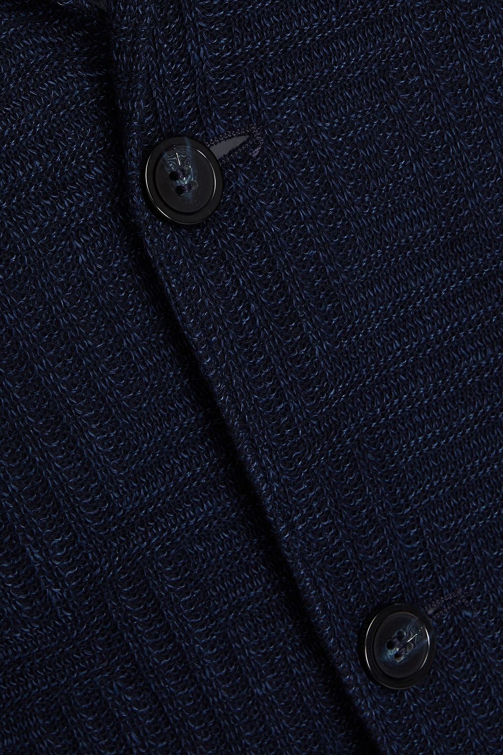 EMPORIO ARMANI Ribbed cotton blazer