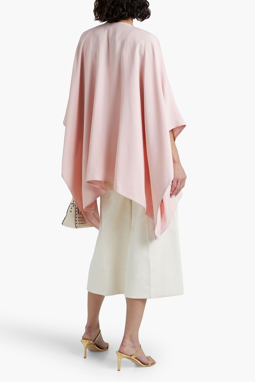 VALENTINO GARAVANI Draped crepe cape