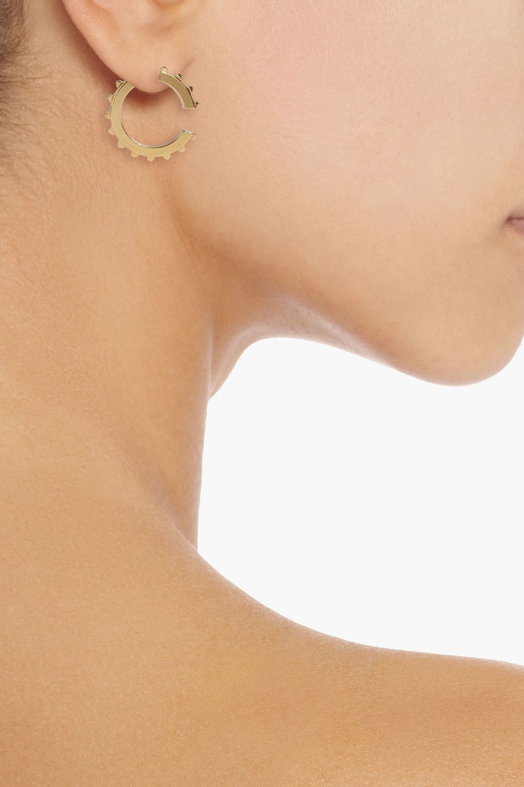 VALENTINO GARAVANI Studded gold-tone earrings