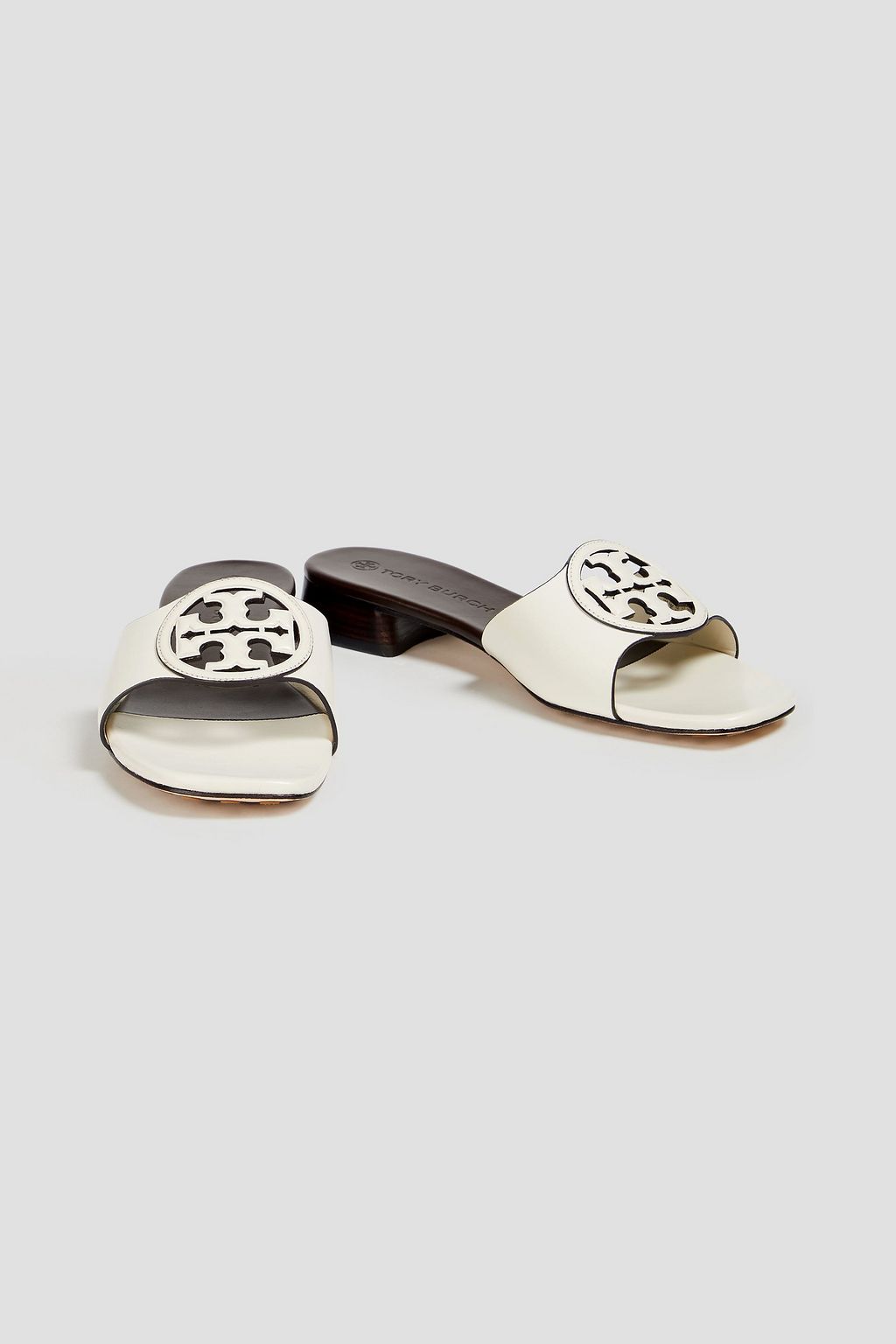 TORY BURCH Embellished leather mules | THE OUTNET