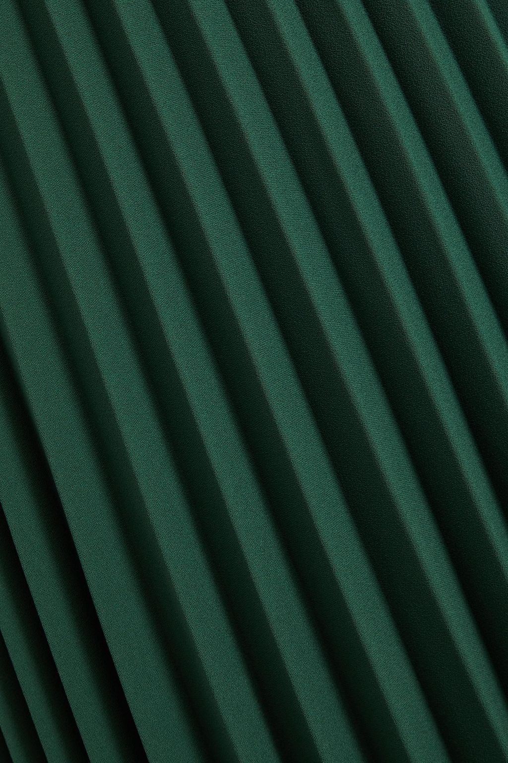 VALENTINO GARAVANI Pleated crepe midi skirt