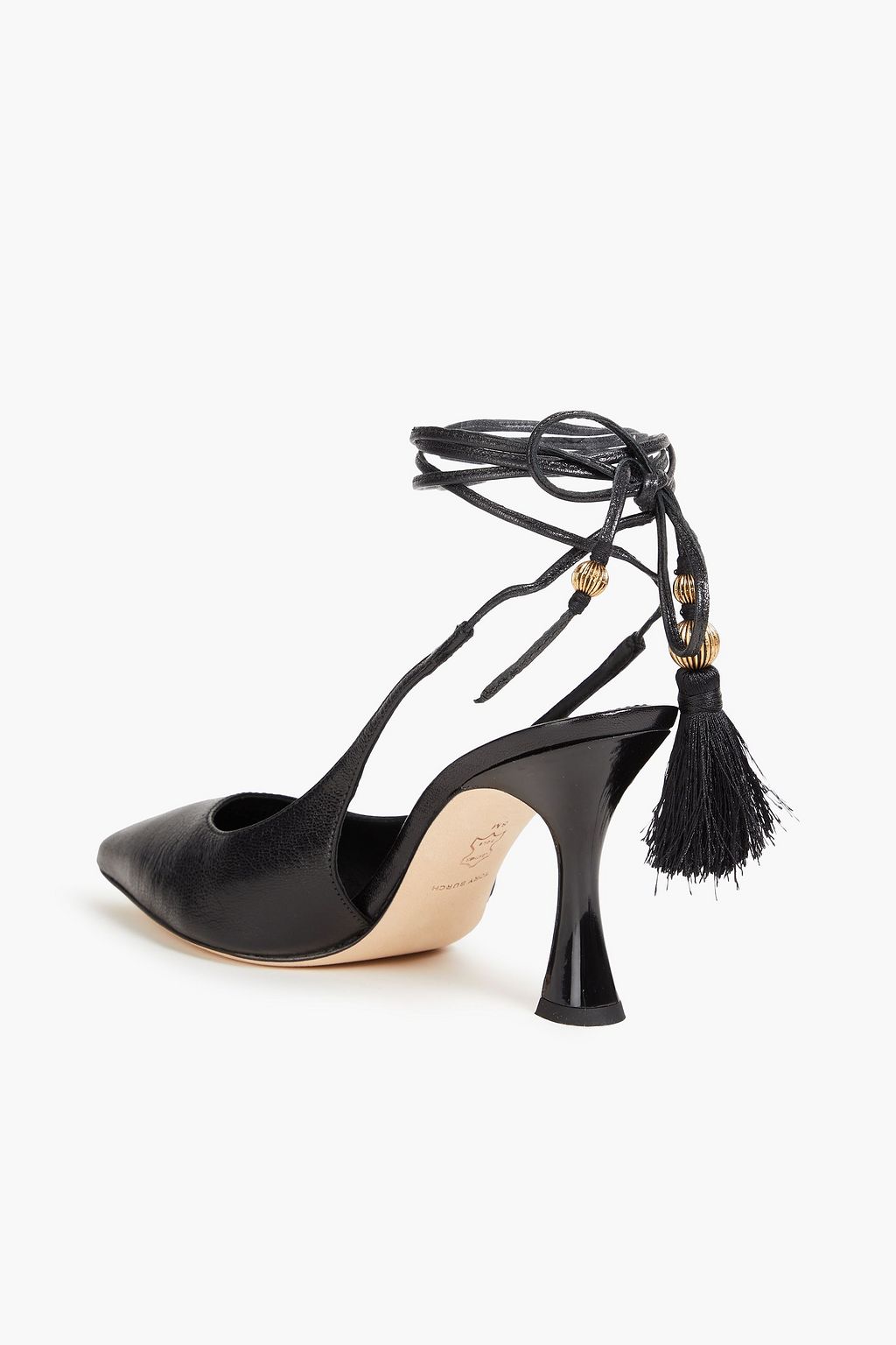 TORY BURCH 카프리 태슬 장식 가죽 펌프스