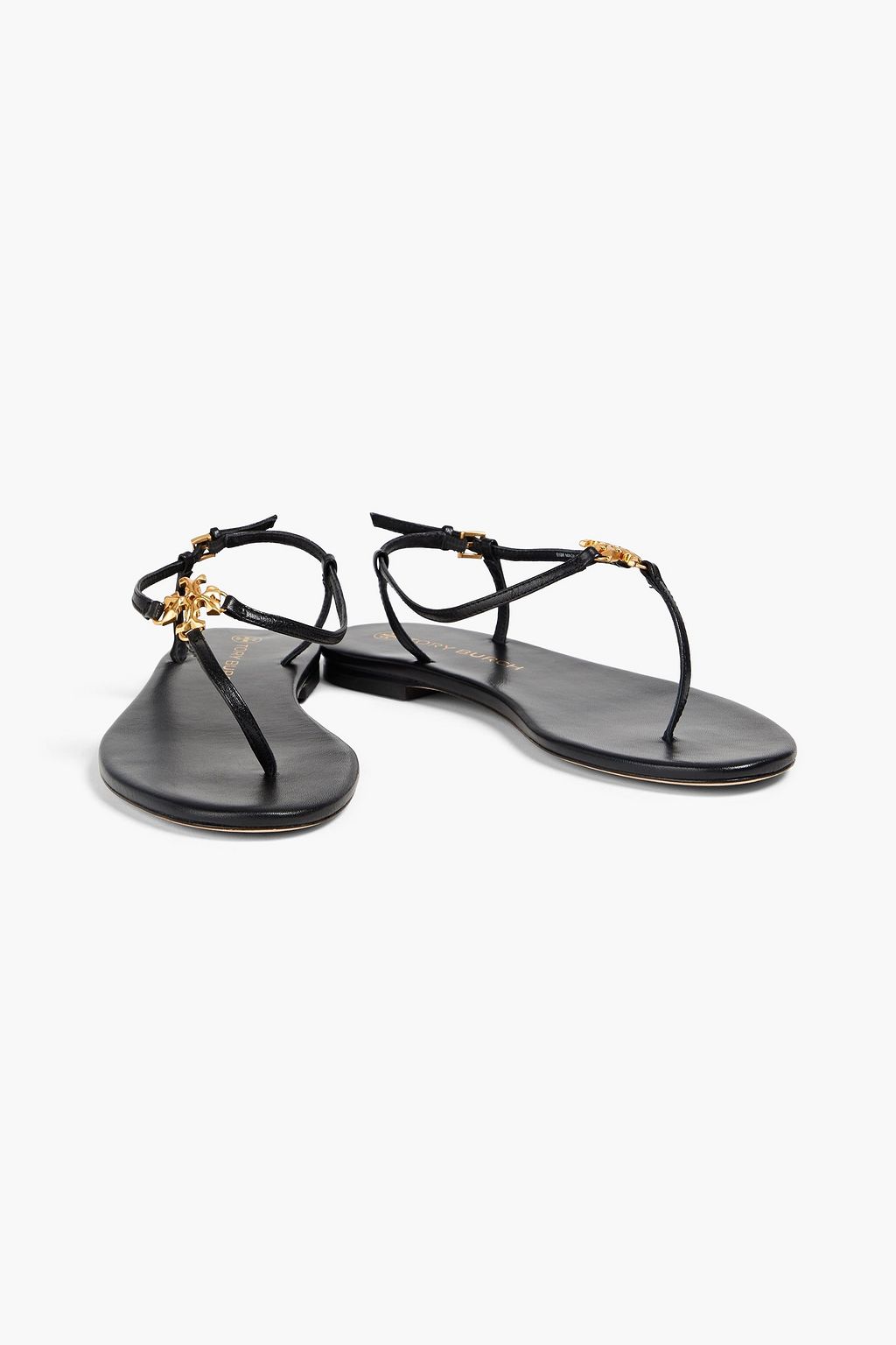 TORY BURCH 장식 디테일 가죽 샌들