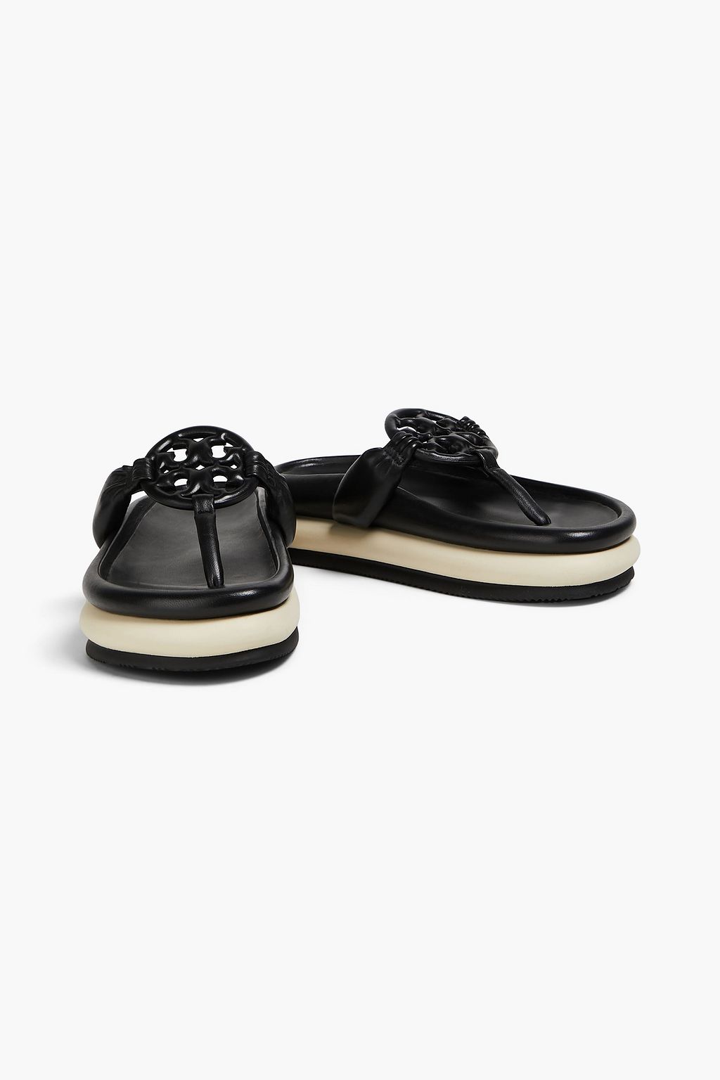 TORY BURCH Miller Cloud Puff leather platform sandals