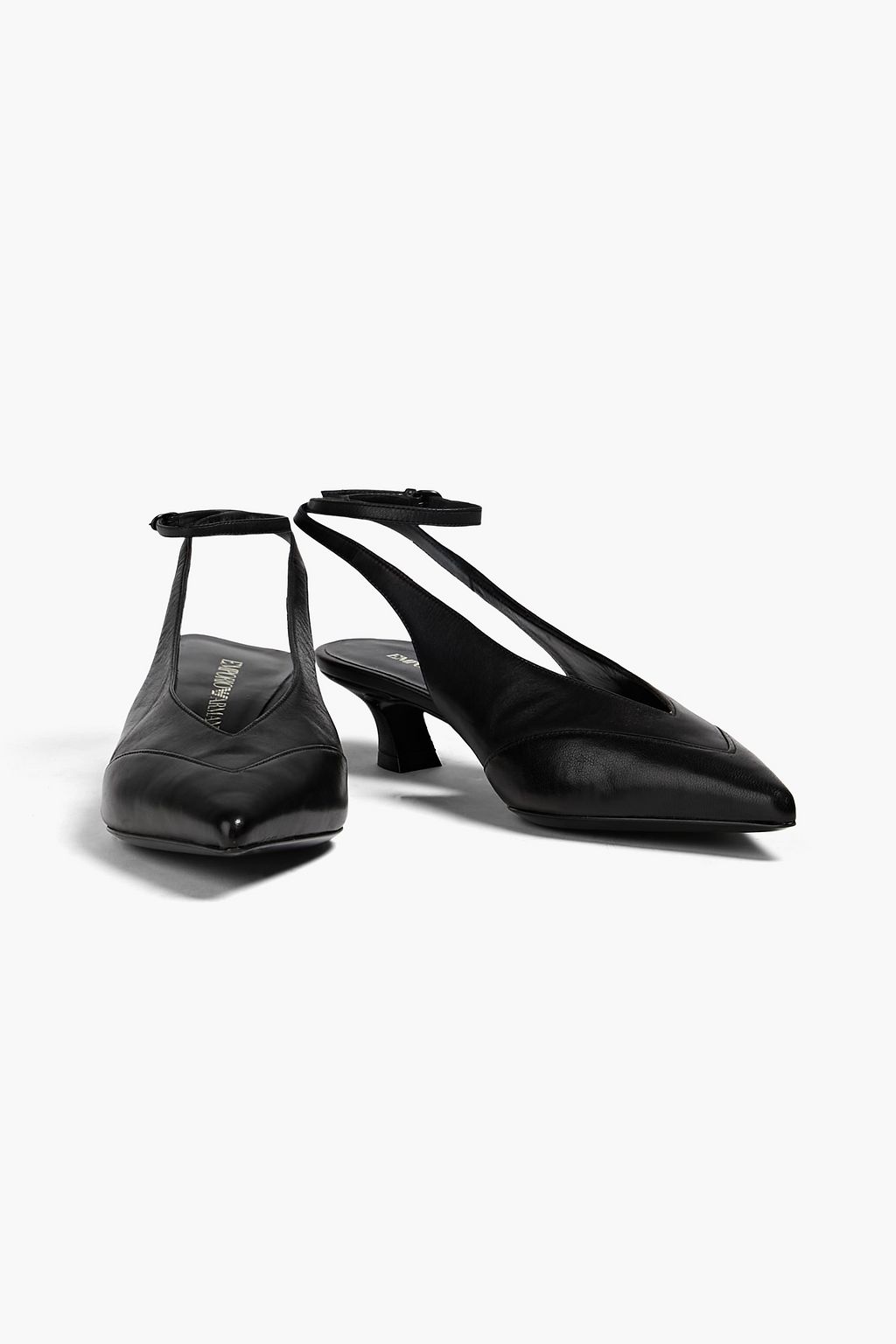 EMPORIO ARMANI レザー パンプス
