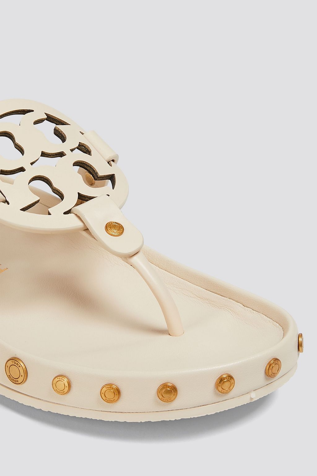 밀러 클라우드 코인 스터드 레더 샌들