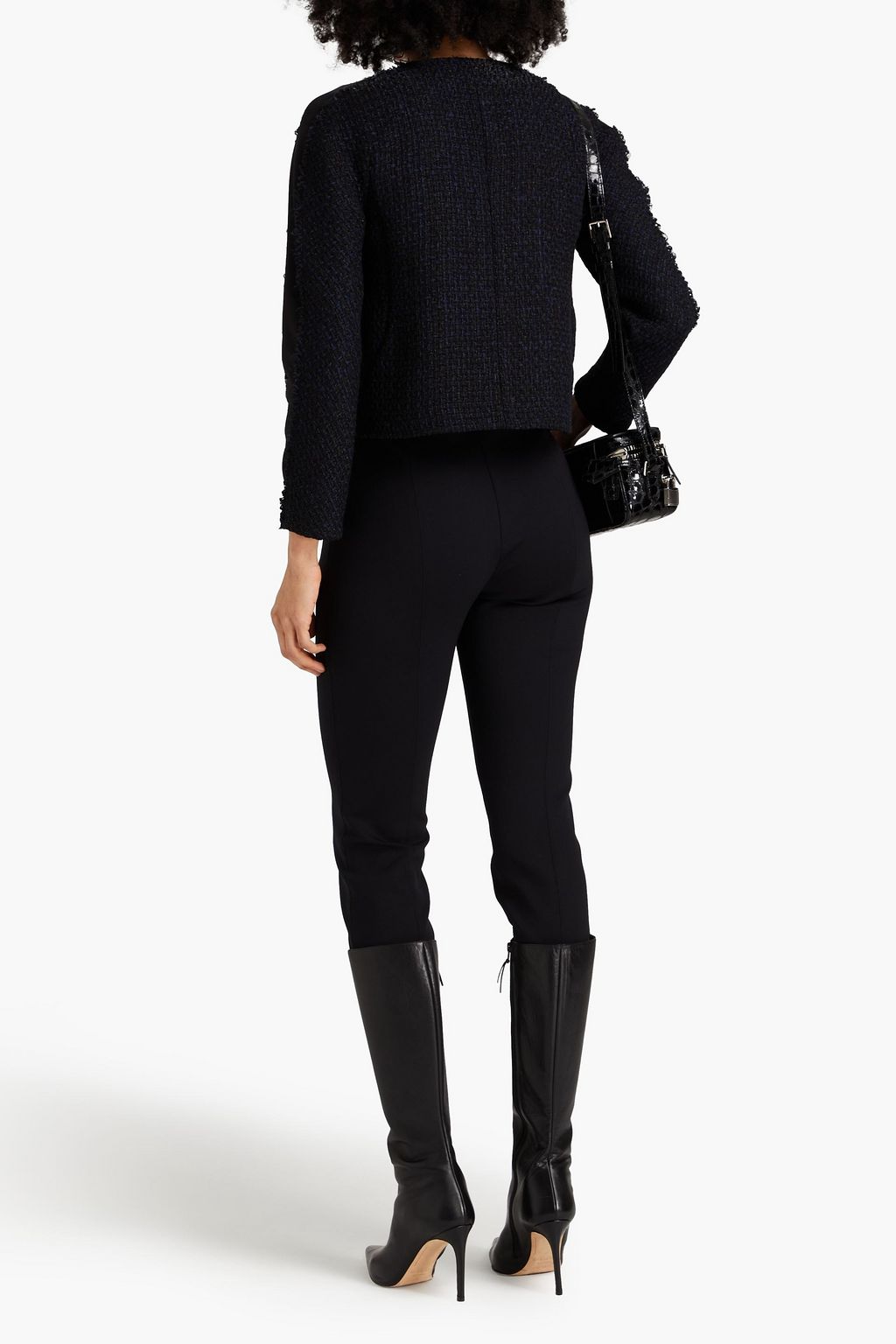 EMPORIO ARMANI Metallic tweed jacket