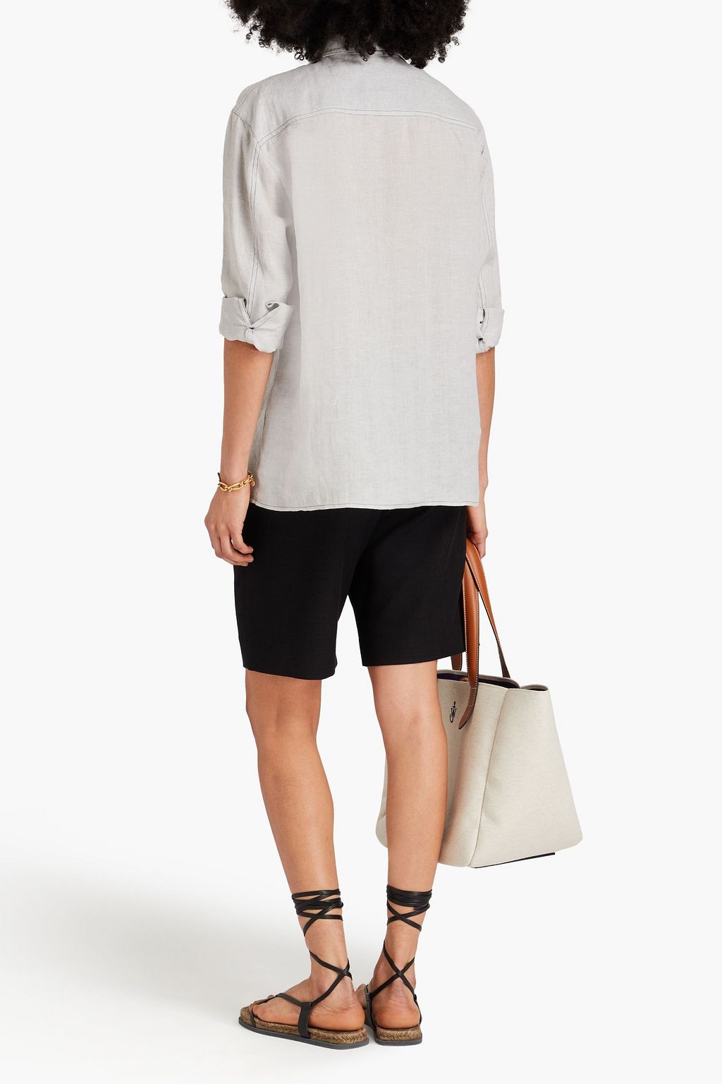 EMPORIO ARMANI 리넨 셔츠