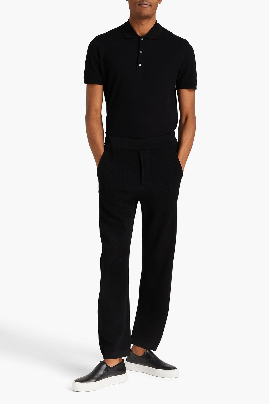 EMPORIO ARMANI 쉘 테이퍼드 팬츠