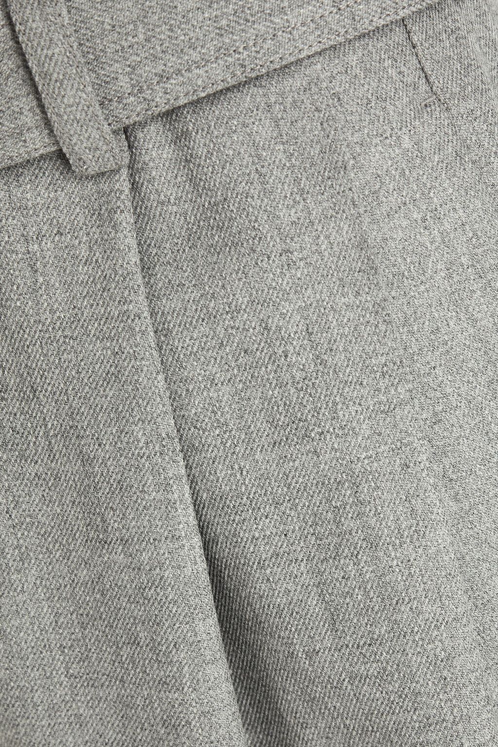 EMPORIO ARMANI Belted wool-twill pants