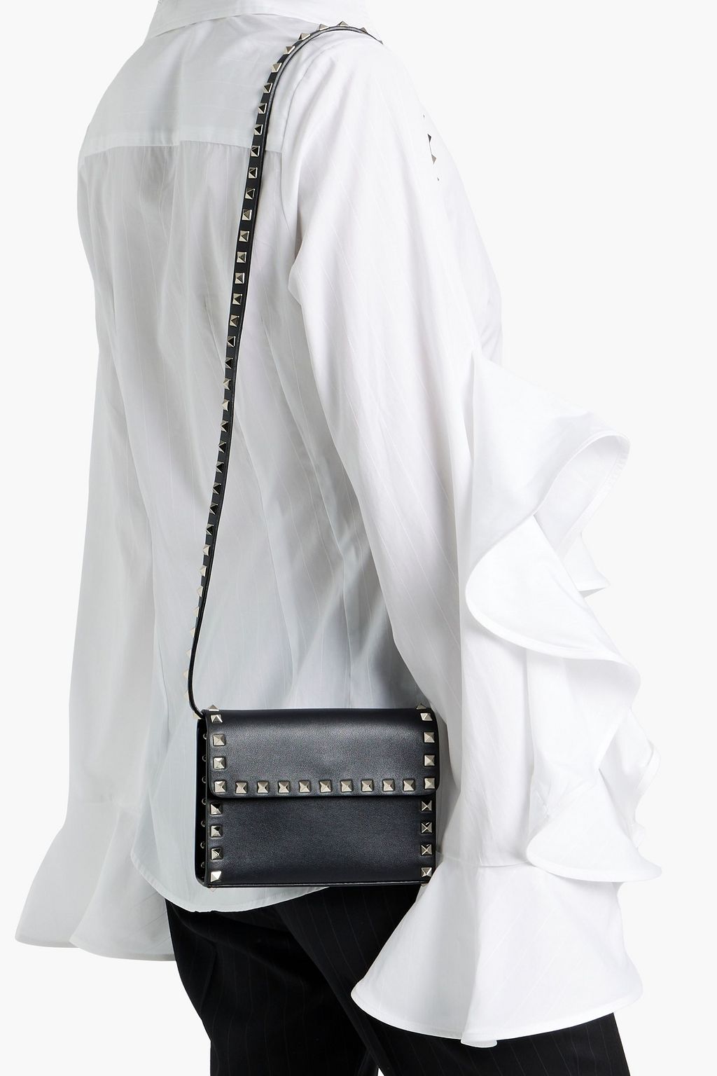 VALENTINO GARAVANI Rockstud leather shoulder bag