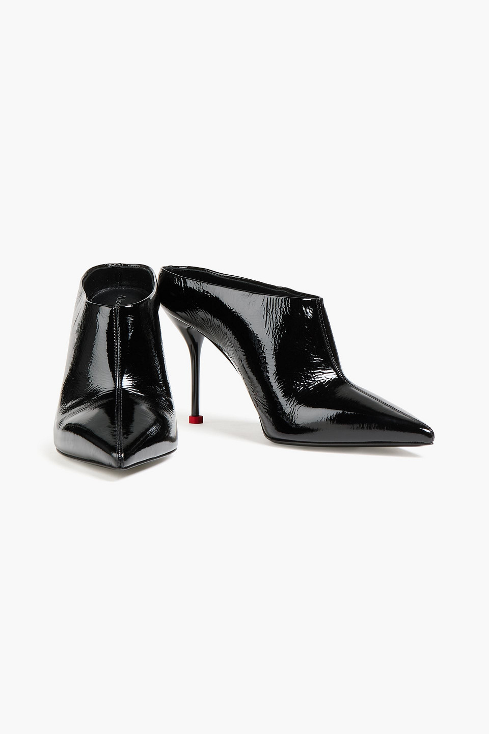  Mcqueen - Mules Aus Lackleder - Schwarz - Eu 36 