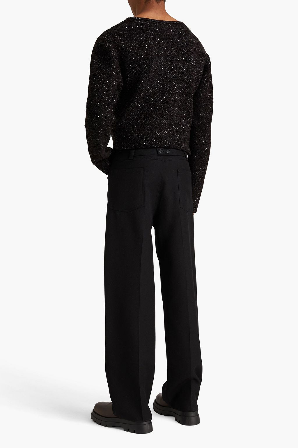 EMPORIO ARMANI Wool-twill pants