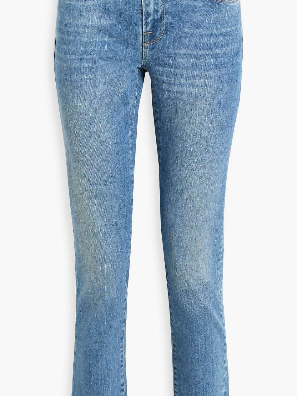 le garcon mid-rise slim-leg jeans