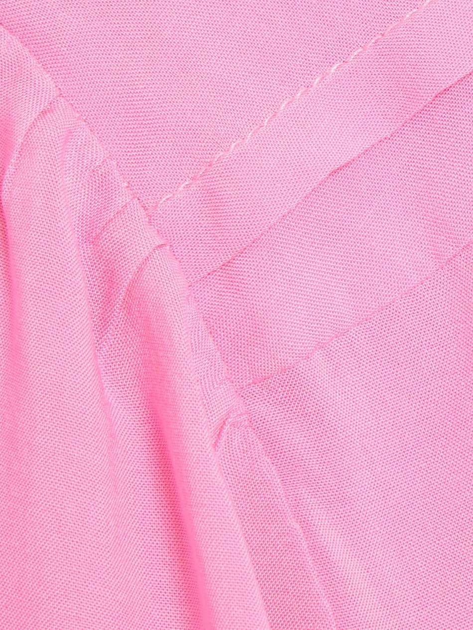 taylor ruffled voile midi wrap dress