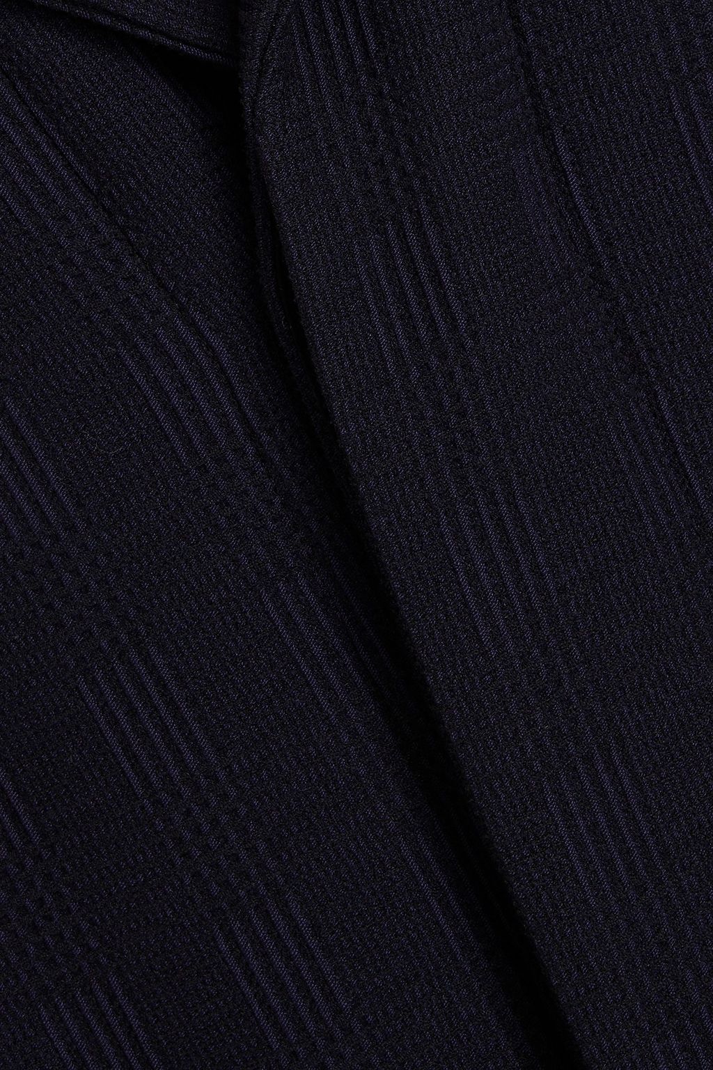 EMPORIO ARMANI Checked jacquard coat
