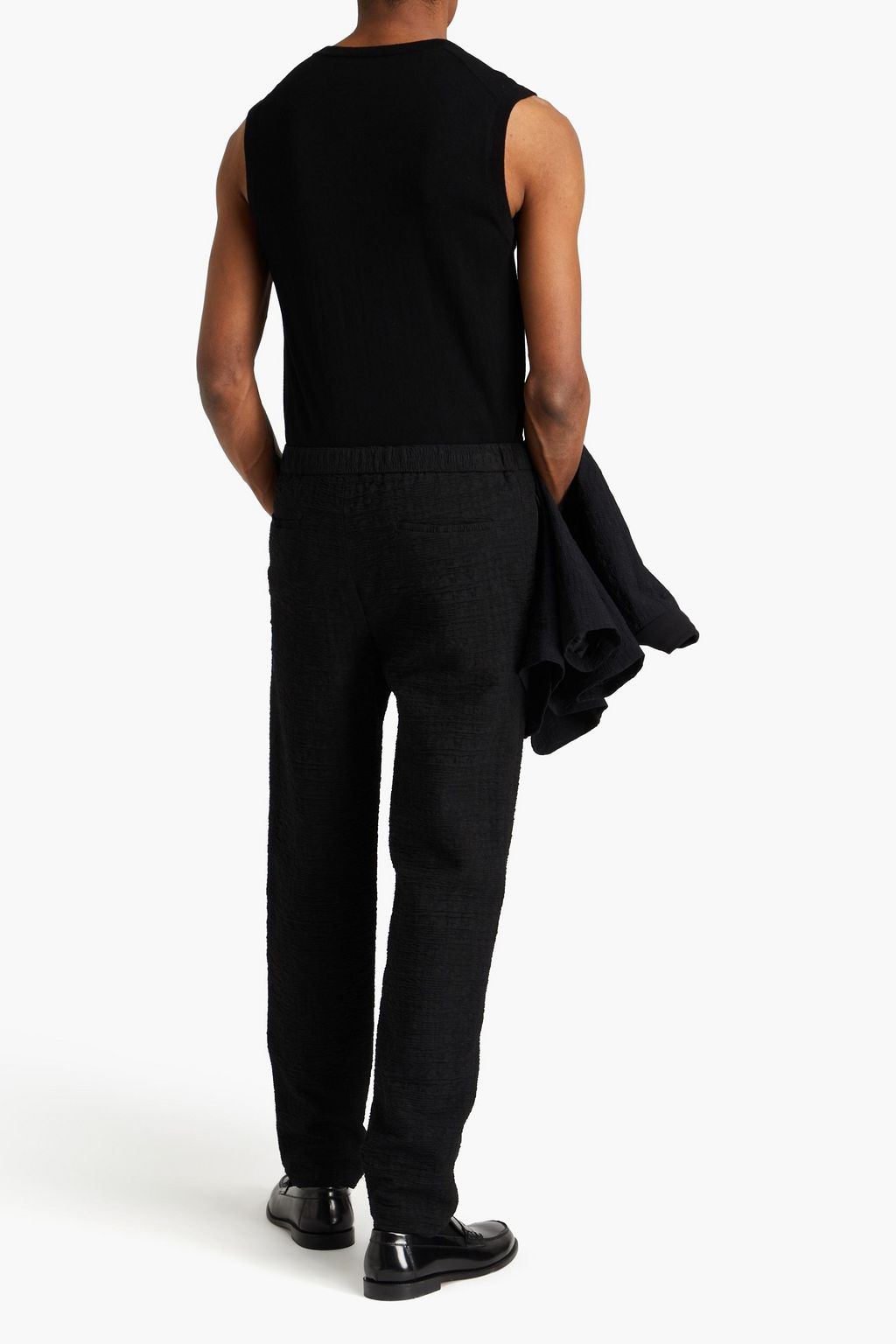 EMPORIO ARMANI Jacquard pants